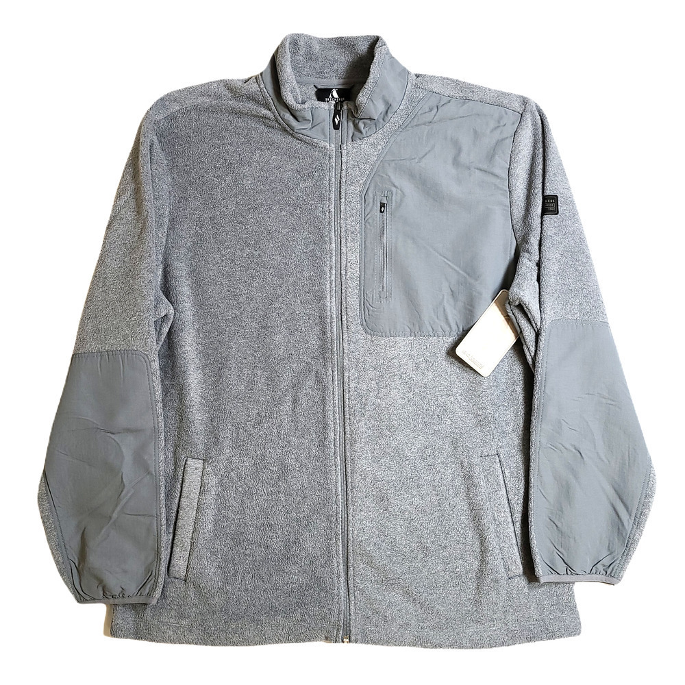 Skechers‎ GOtrail Fleece Jacket Mens 2XL Medium Grey Full Zip NEW
